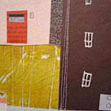 "Cityscape 1" - Original Mixed Media in multicolorassorted-colors by christy dehoog johnson