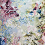 "You Taught Me to Wait for Spring - 40 x 40 inches" - Original Mixed Media in multicolor by Sarah Mankin