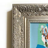 "Blue escape" - Original Mixed Media in blue by Jessalin Beutler