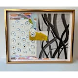 "Eye" - Original Mixed Media in multicolorassorted-colors by Bethania Lima