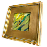 "Fresh Start" - Original Mixed Media in green by Jessalin Beutler