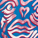 "Heart" - Original Mixed Media in multicolor by Harrison Tenzer