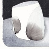 "Vessel Study - Teacups" - Original Mixed Media in black by Danushka Abeygoda