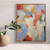 "Petals and Ink" - Original Mixed Media in multicolorassorted-colors by CONNIE COLLUM