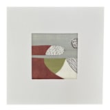 "Orbits" - Original Mixed Media in gray by Bethania Lima