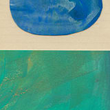 "Jewelbox" - Original Mixed Media in blue by Field and Sky