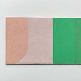 "Playfield No.11" - Original Mixed Media in green by Francesca Iannaccone