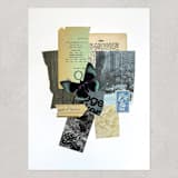 "Omit" - Original Mixed Media in multicolorassorted-colors by Field and Sky