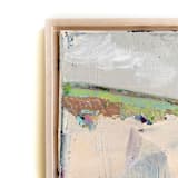 "Soft Scene" - Original Mixed Media in beige by Jessalin Beutler