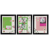 "FeminiTURE" - Original Mixed Media in green by Nerea Azanza