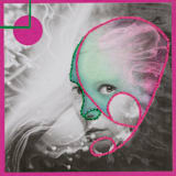 "FeminiTURE" - Original Mixed Media in green by Nerea Azanza