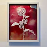 "Rose" - Original Mixed Media in multicolor by Harrison Tenzer