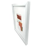 "Textile No. 3" - Original Mixed Media in white by Pippin Schupbach