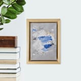 "Wrapped Up In Blue ll" - Original Mixed Media in blue by AlisonJerry