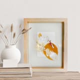 "For Color's Sake #22" - Original Mixed Media in yellow by Christine Olmstead