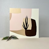 "Tinted Dimensions I" - Original Mixed Media in multicolor by Renée Stramel