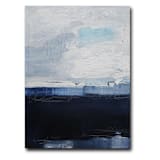 "All That Is Blue l" - Original Mixed Media in blue by AlisonJerry