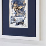 "Rapture No. 14 and No. 15 - Original Set" - Original Mixed Media in blue by Julia Contacessi
