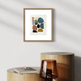 "Paper Mosaic 5" - Original Mixed Media in multicolorassorted-colors by Elliot Stokes