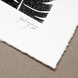"vale" - Original Mixed Media in black by Maja Cunningham