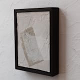 "Adore II" - Original Mixed Media in beige by Jennifer Daily