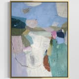 "The Beauty of Being Rebuilt - 36x48 - Original Painting" - Original Mixed Media in multicolor by Sarah Mankin