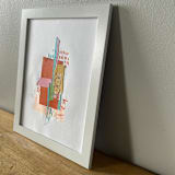 "Orange Crush" - Original Mixed Media in orange by Pippin Schupbach
