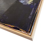"Lights In The Dark" - Original Mixed Media in purple by Jessalin Beutler