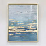 "Luminous - Embellished Print" - Original Mixed Media in green by Julia Contacessi