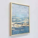 "Luminous - Embellished Print" - Original Mixed Media in green by Julia Contacessi