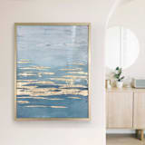 "Luminous - Embellished Print" - Original Mixed Media in green by Julia Contacessi