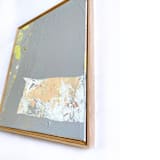 "Clearing Dust" - Original Mixed Media in gray by Jessalin Beutler