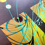 "ON 2" - Original Mixed Media in multicolor by Nerea Azanza