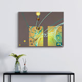 "ON 2" - Original Mixed Media in multicolor by Nerea Azanza