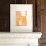 "Lazy Day" - Original Mixed Media in pink by Carrie ONeal