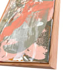 "Peach Party" - Original Mixed Media in orange by Jessalin Beutler