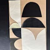 "espresso" - Original Mixed Media in black by cyrille gulassa