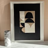 "espresso" - Original Mixed Media in black by cyrille gulassa