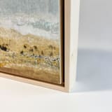 "Coastal Calm 1" - Original Mixed Media in blue by Lara Eckerman