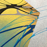 "ON 3" - Original Mixed Media in multicolor by Nerea Azanza