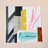 "Car" - Original Mixed Media in multicolor by Morgan Kendall