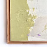 "Infinite Dream" - Original Mixed Media in yellow by Jessalin Beutler