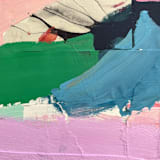 "Painted Hills" - Original Mixed Media in multicolor by Morgan Kendall