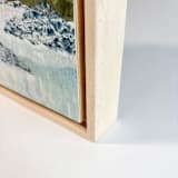 "Glowing Shoreline 2" - Original Mixed Media in multicolorassorted-colors by Lara Eckerman