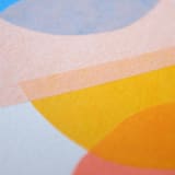 "candy moons" - Original Mixed Media in multicolor by Carrie Moradi