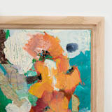 "Between Bloom and Thought" - Original Mixed Media in multicolorassorted-colors by CONNIE COLLUM