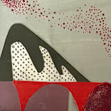"Reminiscent" - Original Mixed Media in multicolorassorted-colors by Bethania Lima