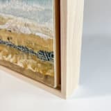 "Coastal Calm 2" - Original Mixed Media in blue by Lara Eckerman