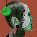 "Fujibloody" - Original Mixed Media in multicolor by Nerea Azanza