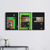 "Fujibloody" - Original Mixed Media in multicolor by Nerea Azanza